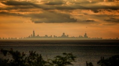 Chicago Sunset at Marquette Park